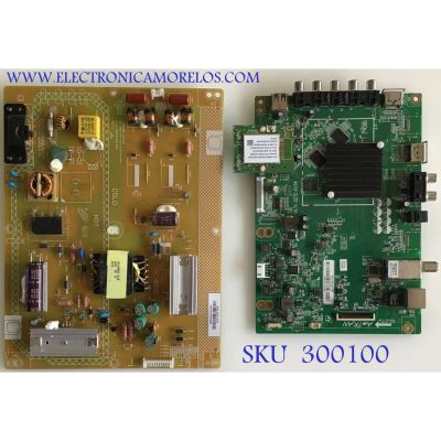 KIT DE TARJETAS PARA TV VIZIO / MAIN 3640-0222-0150 / 0171-2272-6154 / FUENTE 0500-0605-0970 / FSP098-1PSZ03 / PANEL LSC400HN02-801 / MODELO E40-D0 LAUSTXBS